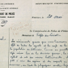 Rapport moral du commissaire de police de Pithiviers, le 20 mai 1940