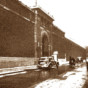42 rue de la prison de la Santé, d'après une photo de Roger Viollet en 1946.