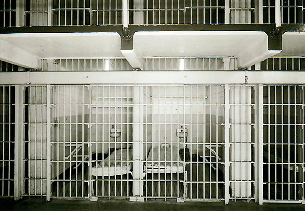 Cellules du pénitencier d'Alcatraz. Photo coll. J. Tronel