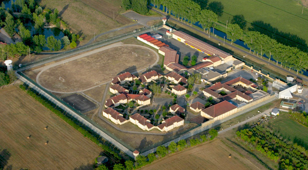 Centre de détention de Mauzac (Dordogne) © Photo Damien Bouyssi