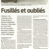 Les « fusillés et oubliés » de Pessac – Sud-Ouest du 22 juin