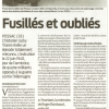 Les « fusillés et oubliés » de Pessac – Sud-Ouest du 22 juin