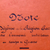 « Note sur la défense de la région parisienne contre l’ennemi intérieur en cas de guerre »