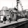 Le Panzerzug de « La Bataille du rail » en gare de Bergerac, après la Libération