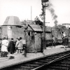 Le Panzerzug de « La Bataille du rail » en gare de Bergerac, après la Libération